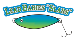 Fishing Lures Manufacturer Lead Babies Slabs Logo